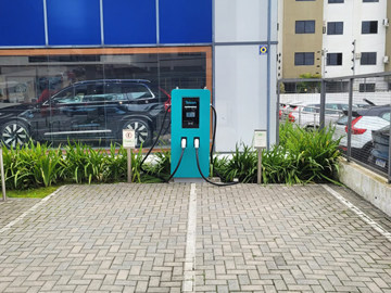 Teison 120kW 2Guns DC Fast Charger in Brazil, 2023 Teison 120kW 2Guns DC Fast Charger in Brazil, 2023