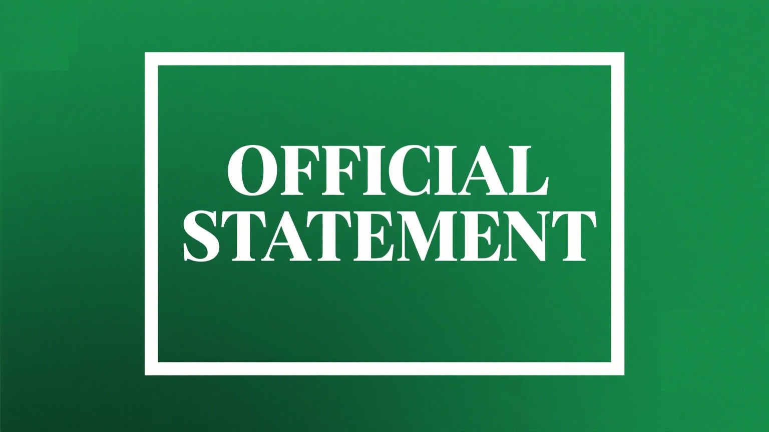 OFFICIAL STATEMENT: ALL MALICIOUS SPECULATIONS ON IPO TERMINATION ARE FALSE — LEGAL ACTION PENDING