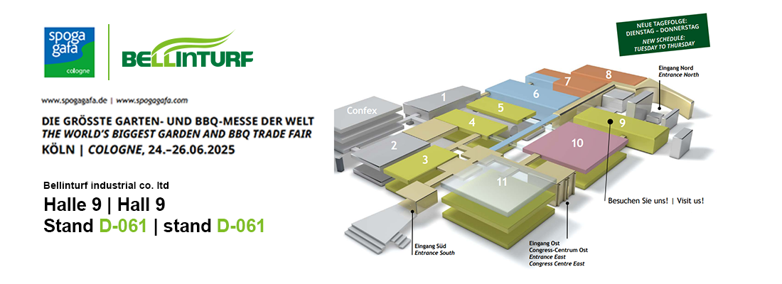 BELLINTURF to Exhibit at Spoga+gafa 2025 in Germany! BELLINTURF to Exhibit at Spoga+gafa 2025 in Germany!