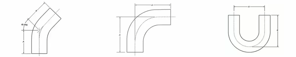 Stainless steel elbow