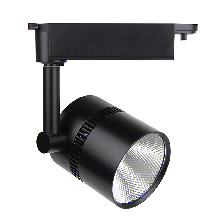 Track light commercial high lumen led track spot light 2/3/4 wire aluminum high power 30w 50w 70w dimmable led track light