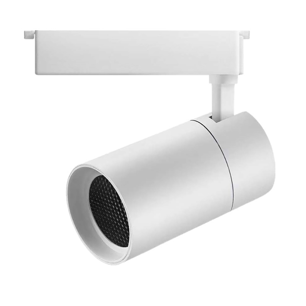 Anti-Glare Led Track Light 12W 20W 30W With Honeycomb Aluminum Housing Track Light CRI 90 COB Dimmable Ceiling Led Track Light