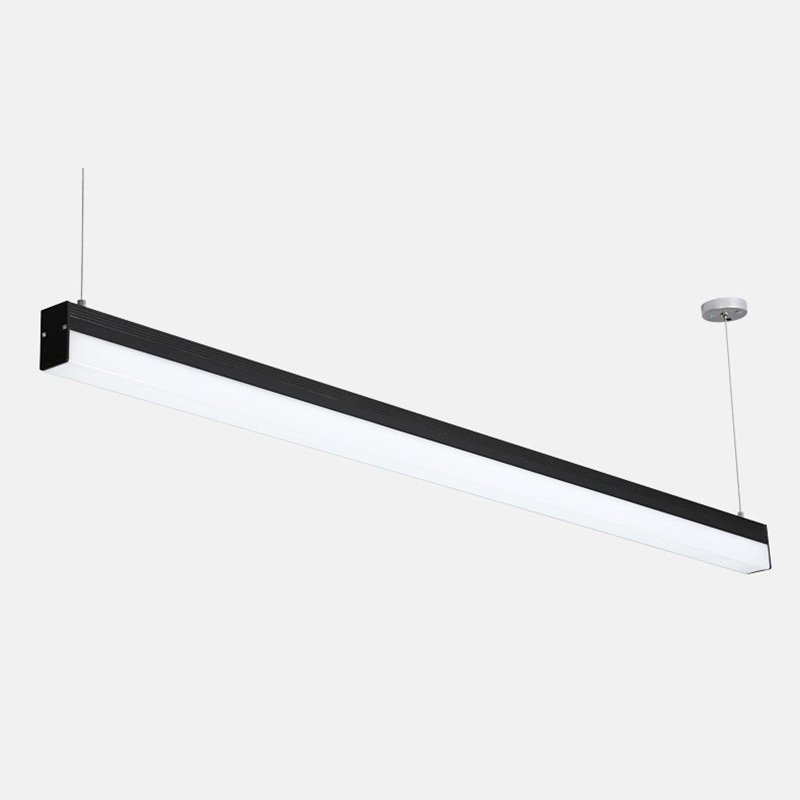 Zhongshan cheap price industrial 40w suspended school factory office parking tube led pendant linear light fixture