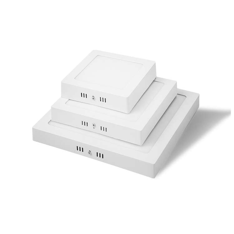 High quality 6w 10w 15w 20w 24w ceiling led panel light 24v dc surface mounted aluminum led panel light for indoor lighting