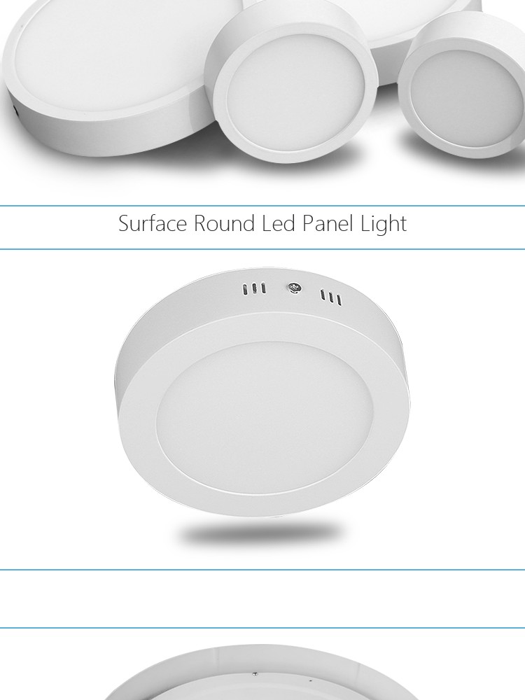 High quality 6w 10w 15w 20w 24w ceiling led panel light 24v dc surface mounted aluminum led panel light for indoor lighting
