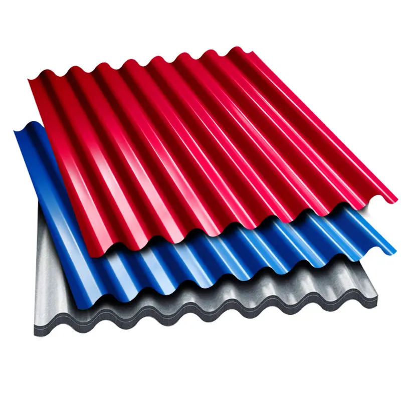 PPGI Corrugated Roof Plate Galvanized Steel Roofing Sheets ASTM/BIS Certified Cutting Bending Processing Free Sample Available