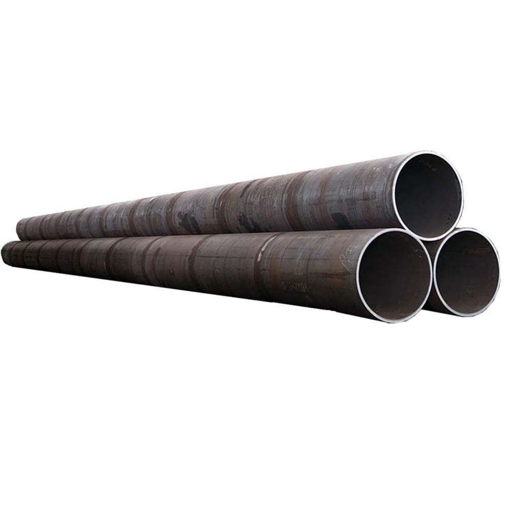 Longitudinally & Spirally Welded Carbon Steel Pipes Round Shape 6m/12m Length