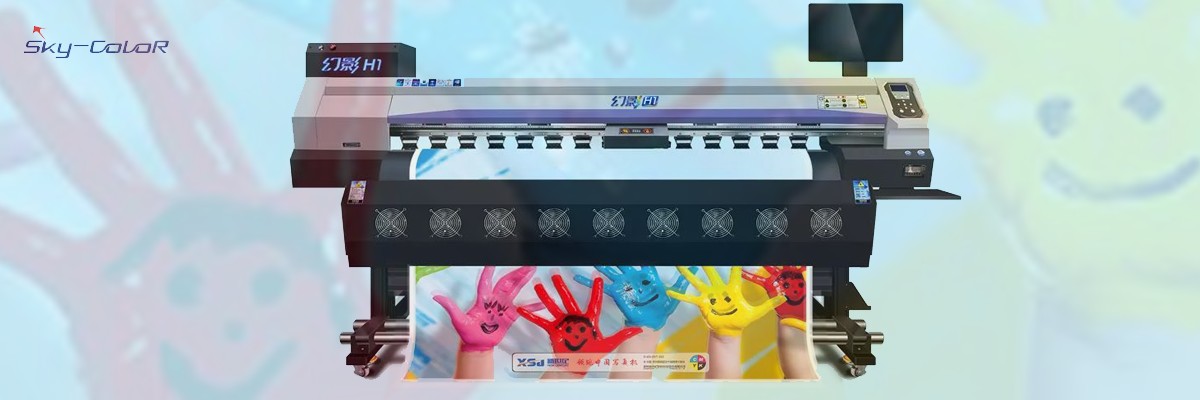 Skeycolor H1 Four-head Eco Solvent Printer-The 