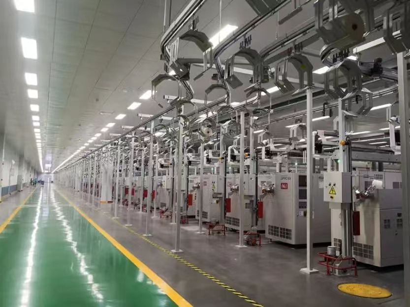 Murata vortex spinning together wtih Hicorp intelligent packaging ignited the trend of short process digital intelligent production