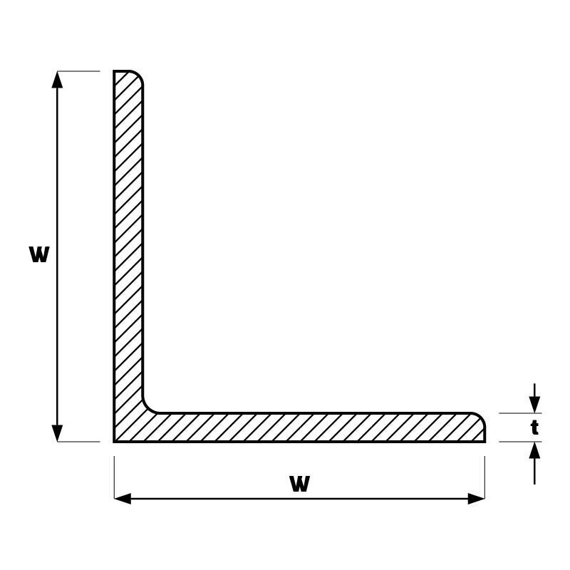 Angle Iron 4mm Black Hot Rolled Carbon Mild Q235 Ss400 Steel Angle China Equal Angel Bar / Angle Steel / Iron Angle Bar