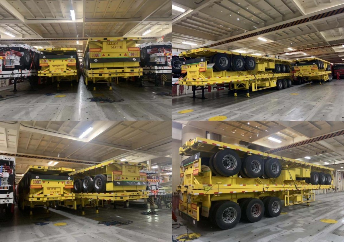 15 units flatbed trailer to  Tanzania