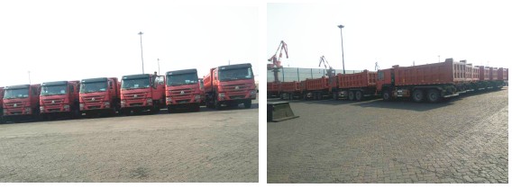 30 units Howo dump truck to Ethiopia