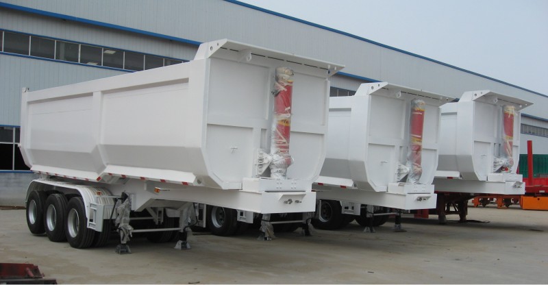 3 axles dump trailer