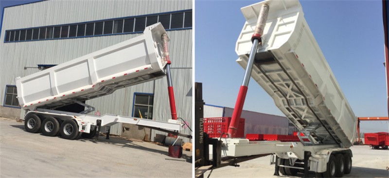 3 axles dump trailer