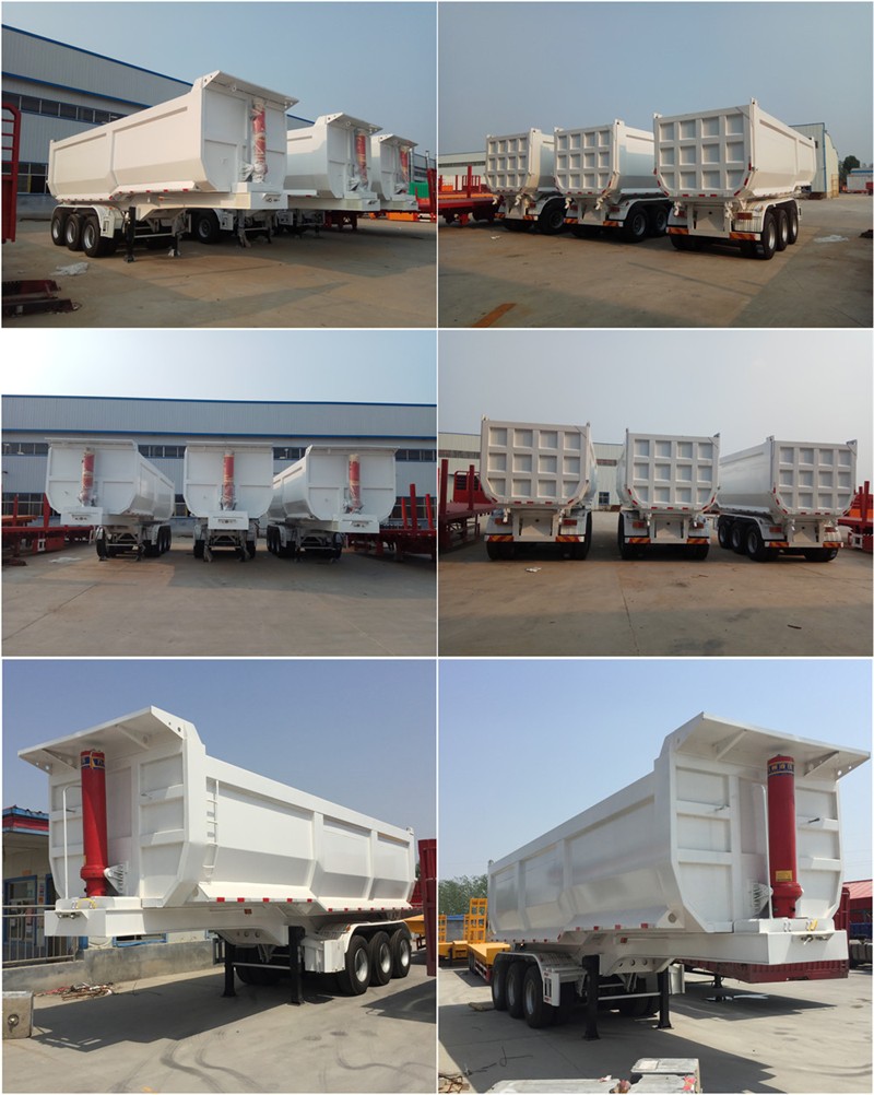 3 axles dump trailer