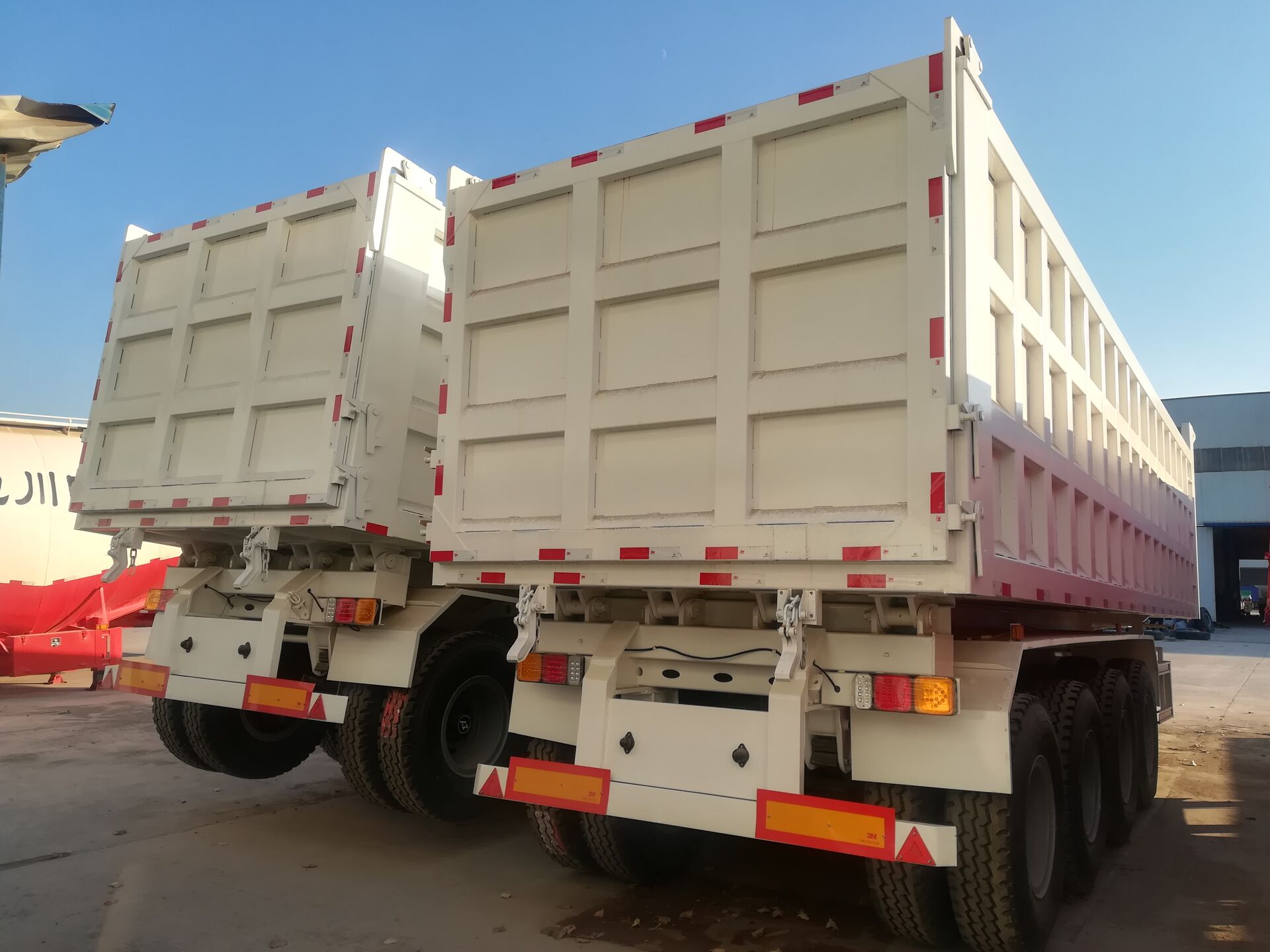 4 axles dump trailer