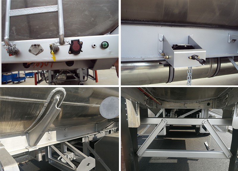 Aluminium tanker trailer