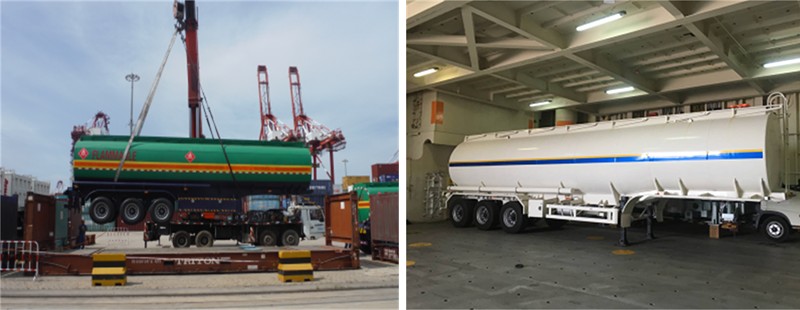Aluminium tanker trailer