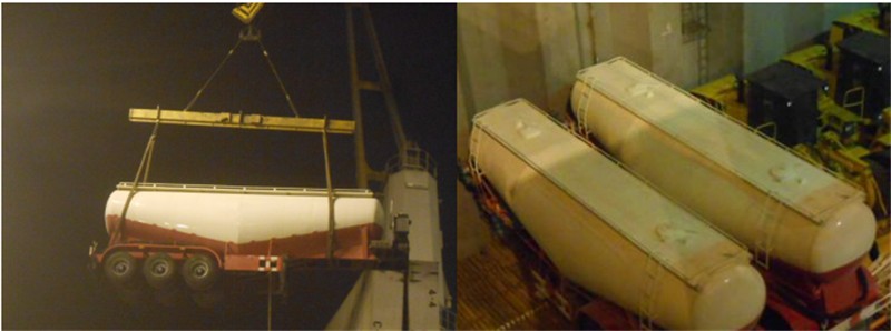 Cement bulker trailer