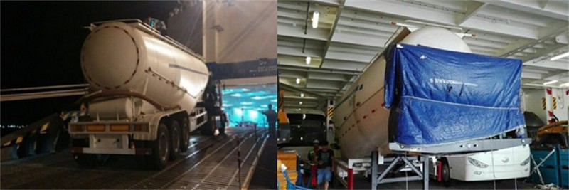 Cement bulker trailer