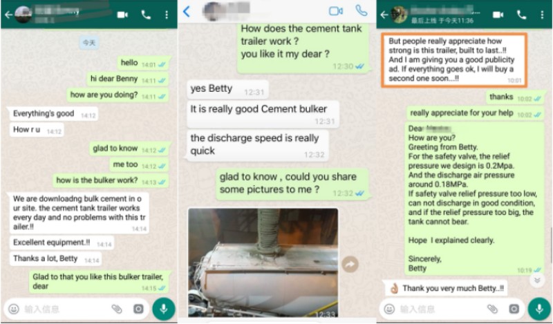 Cement bulker trailer