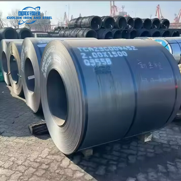 China Hot Rolled Q235 Q345 Sphc Black Hrc Steel Coils S235JR S355JR Ms Carbon Steel Coils Sourced Hot Rolled Steel