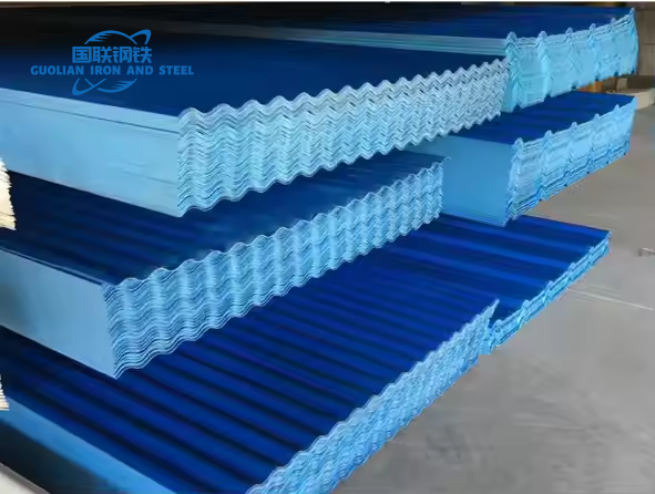 China Best Quality Bond Color Coated Stone Coated Metal Steel Roofing Tiles Shingles Sheets Wave Roof Tiles