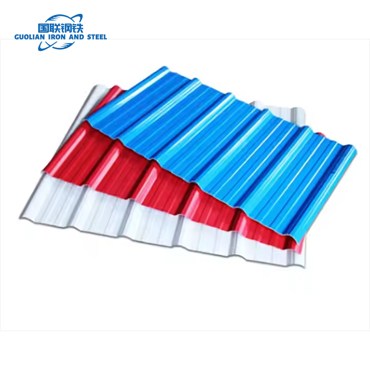 Color Steel Tile 1040 Type Roof Color Steel Plate Factory Sound Insulation Heat insulation Metal Wave Color Steel Tile