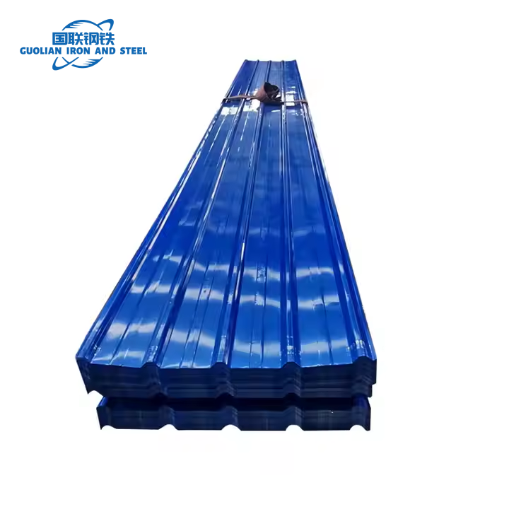 Factory Supply PPGl/PPGL Corrugated Prepainted Galvanized Steel Prefab House Color Coated Zinc Galvanized Roofing Tile Best
