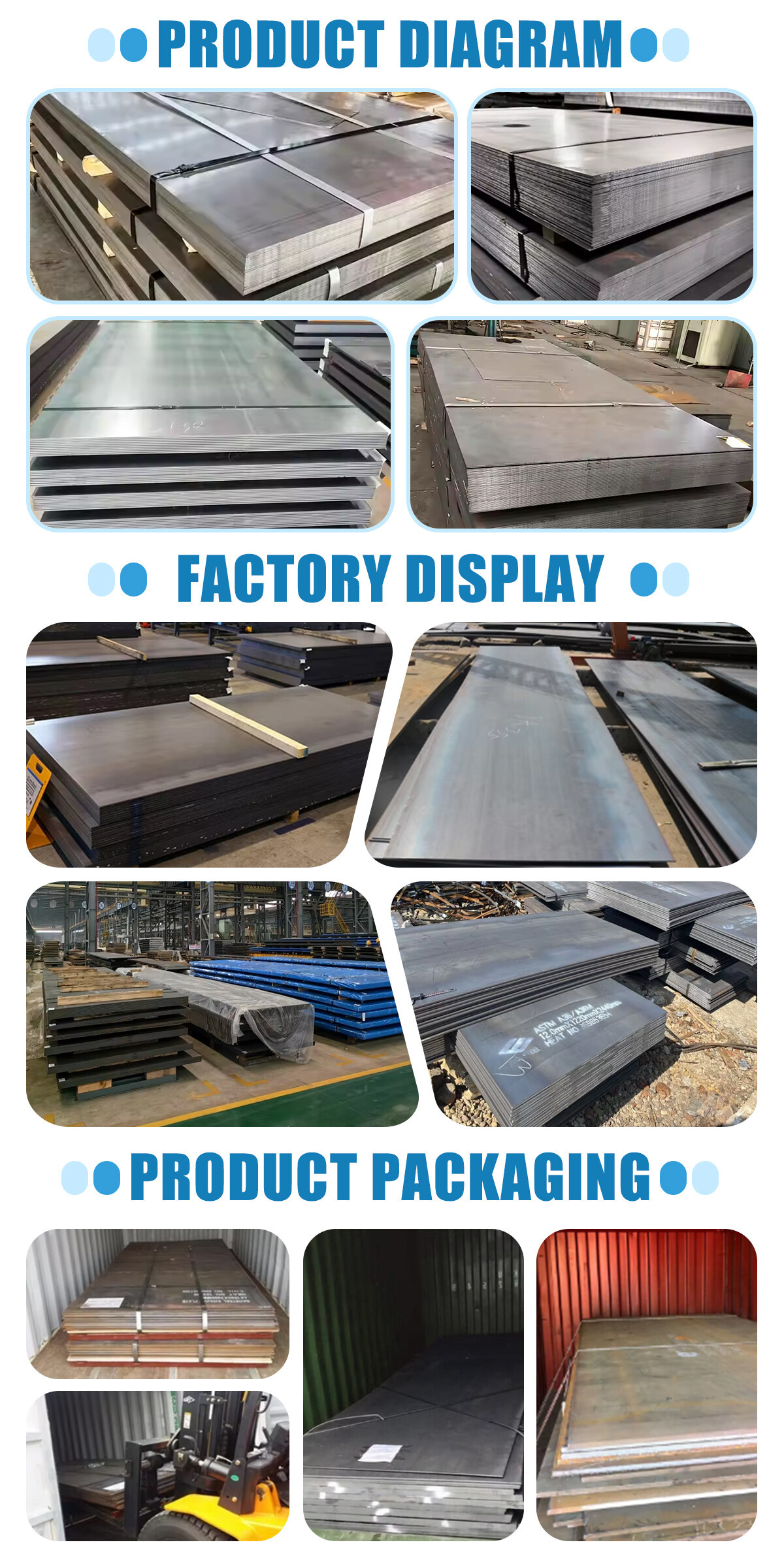 碳钢板 Super Quality Carbon Steel Ballistic armor Plate Ms Sheets 6mm Thick SS400 for Building Material