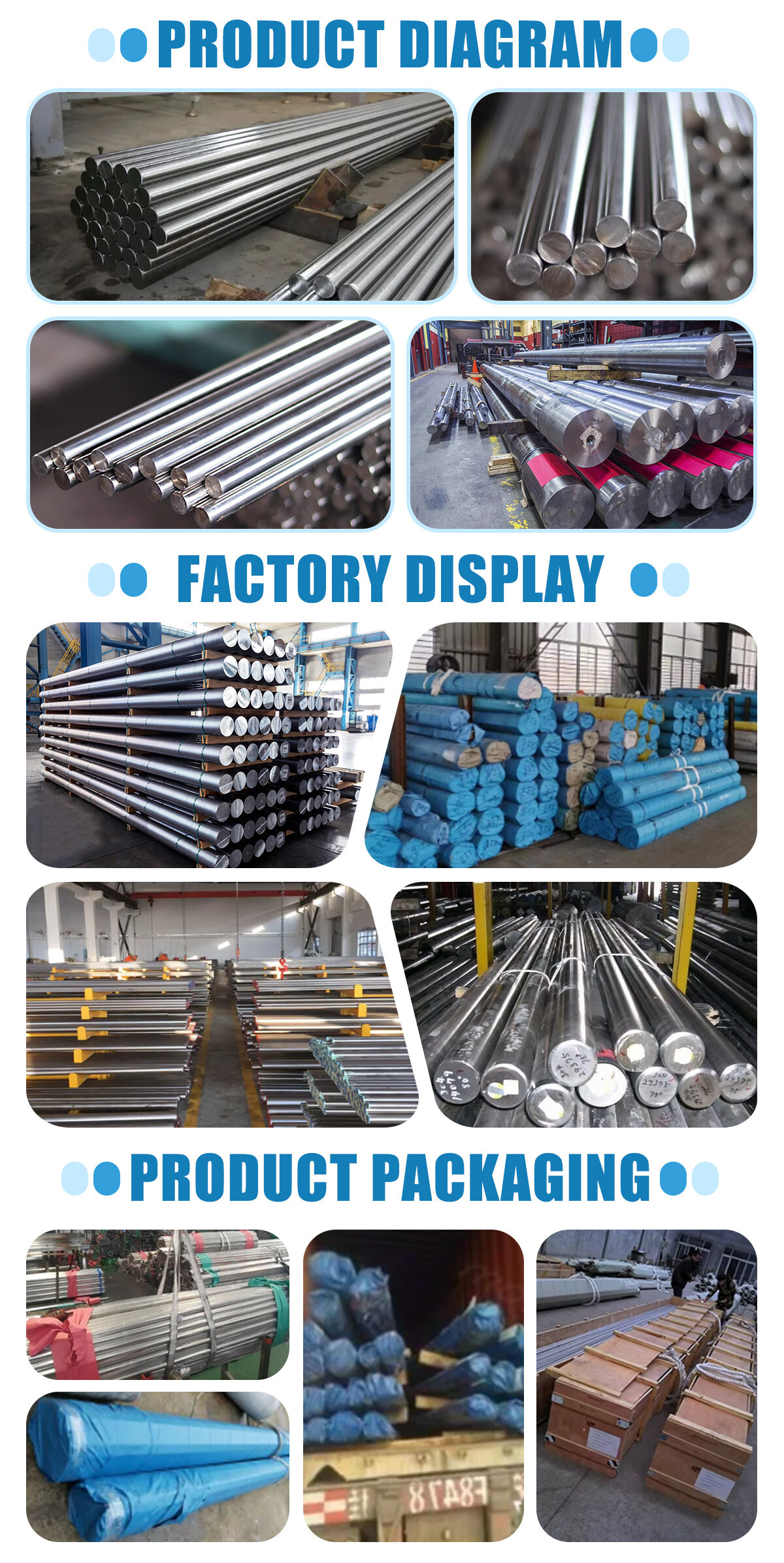 Stainless Steel 304 316 201Round Bar With Great Price