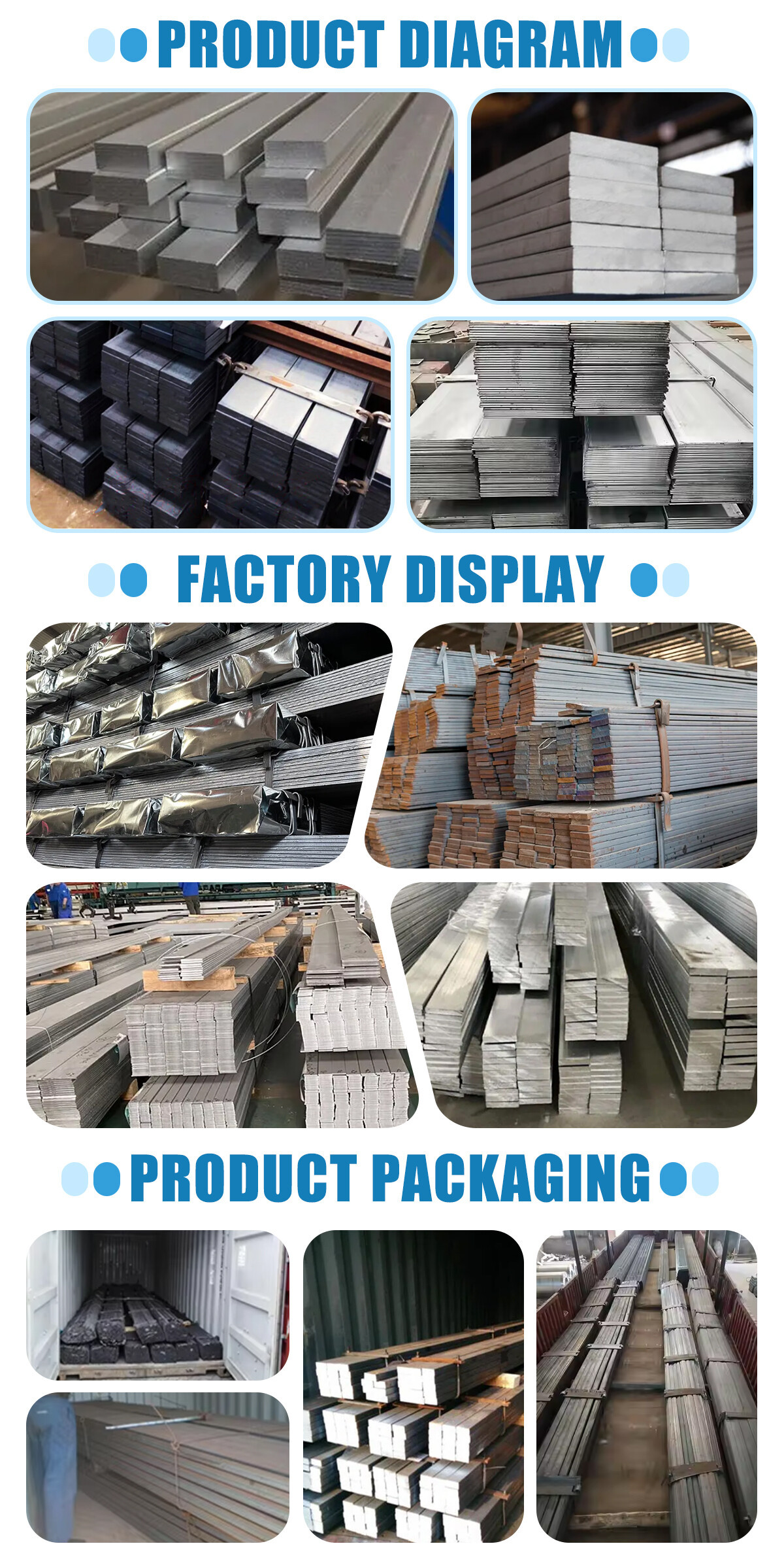 扁钢+方钢 Customizable Ss Flat Bars with 5mm-200mm Thickness Brushed 40*4 304 316l Stainless Steel Flat Bar