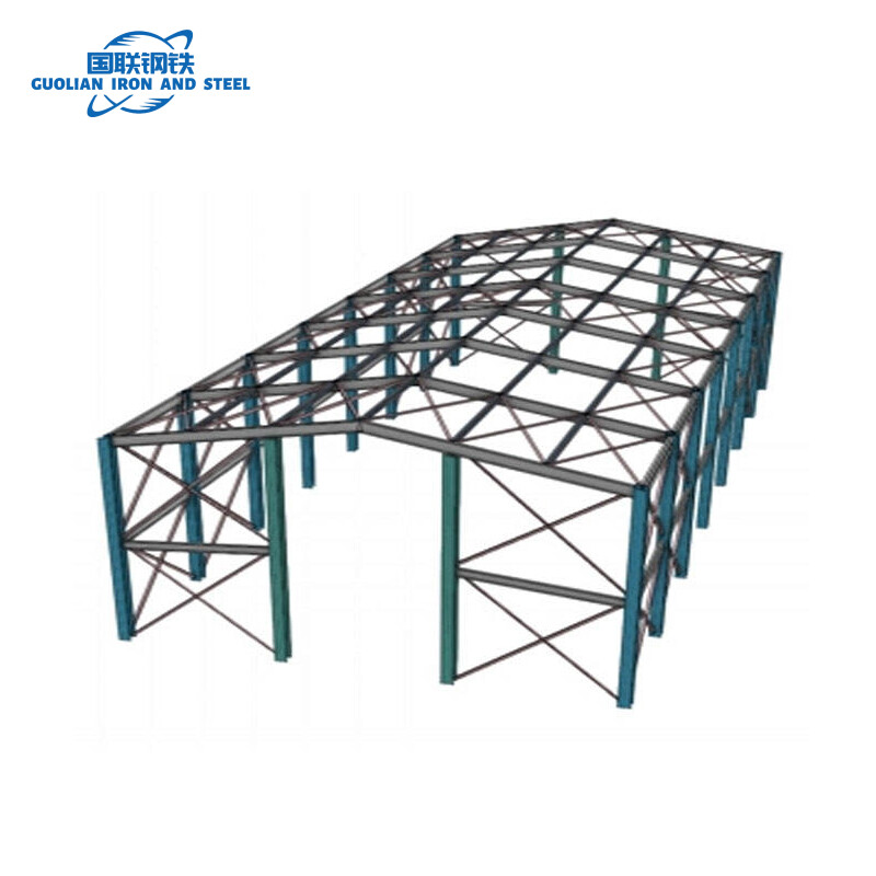 Welding Steel Structure Hut Heavy Steel Structure Warehouse Fabrication PrefabricatedSteel Frame Workshop Structure Weld Frame