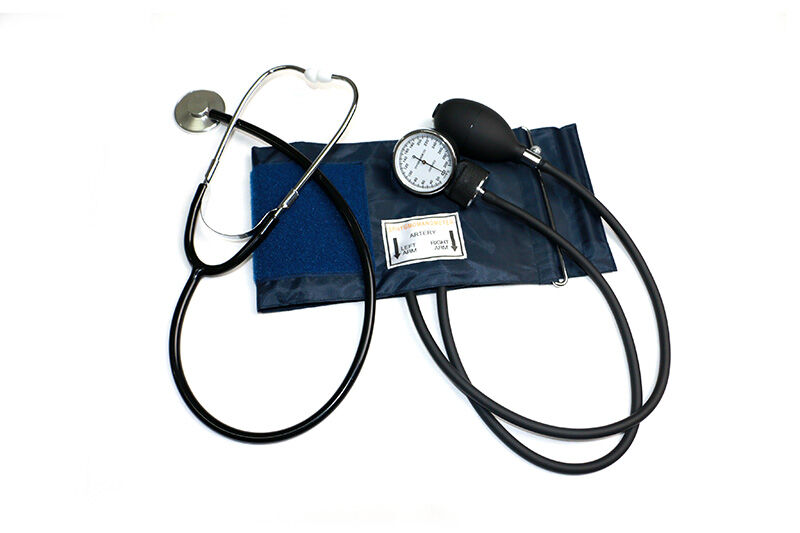YQ201A aneroid sphygmomanometer with stethoscope