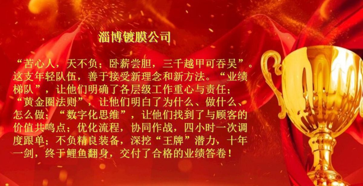 2019年度金晶先进集体和先进个人