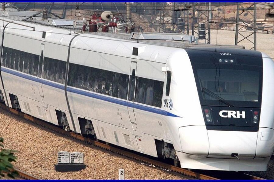 Application of locomotive glass to high-speed rail