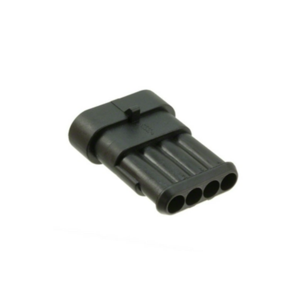 Auf Lager HSG PH6,0mm 1*4P schwarz einreihig PA66-GF TE P/N 282106-1 RCD