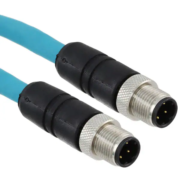 Cable de conexión personalizado Ethernet / IP de doble extremo CBL 4POS MACHO A MACHO 3.28 '