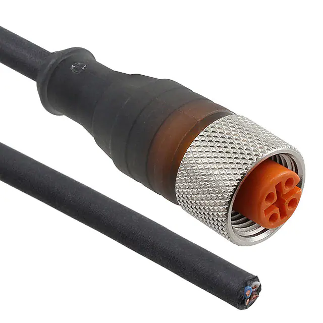 conector con rosca autoblocante y cable moldeado CBL 4POS FMALE TO WIRE 6.56 '