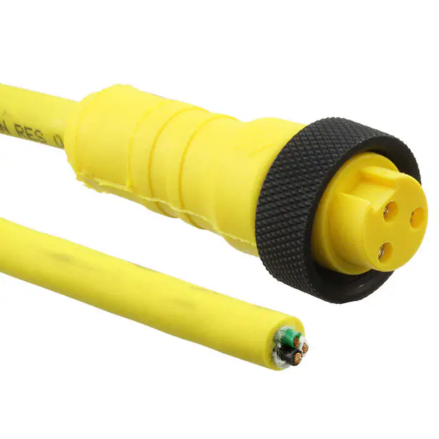 Mini cables hembra rectos de un solo extremo CBL 3POS FMALE TO WIRE 6.56 '