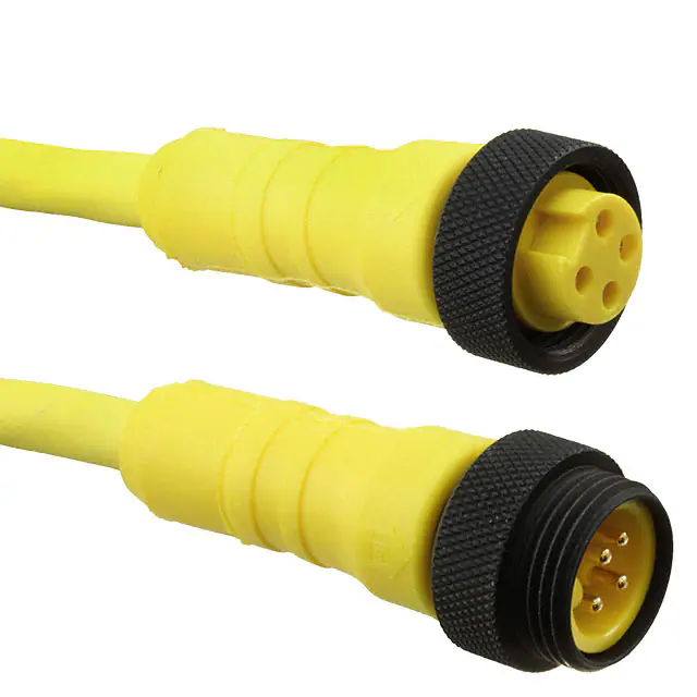 Mini latiguillos macho rectos de dos extremos CBL 4POS MALE TO FMALE 6.56 '
