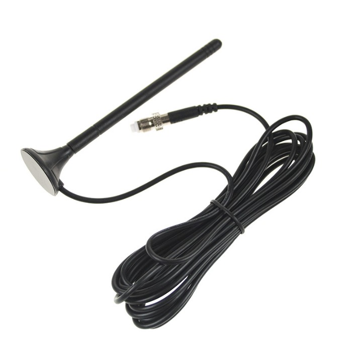 Antena magnética omnidireccional 900/1800 MHz con cable de 3 m con conector FME (f)