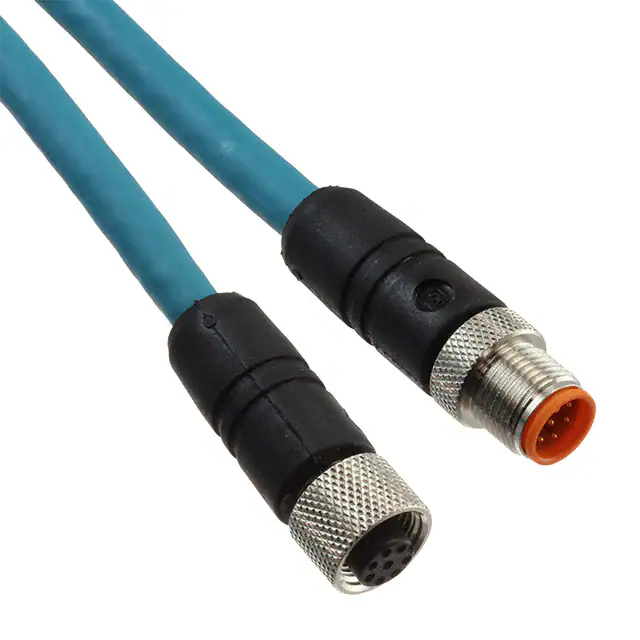 سترة TPE مع رأس حاجز M12 ذكر إلى أنثى وأنثى و RJ45 CBL 8POS ذكر إلى FMALE 49.2 '
