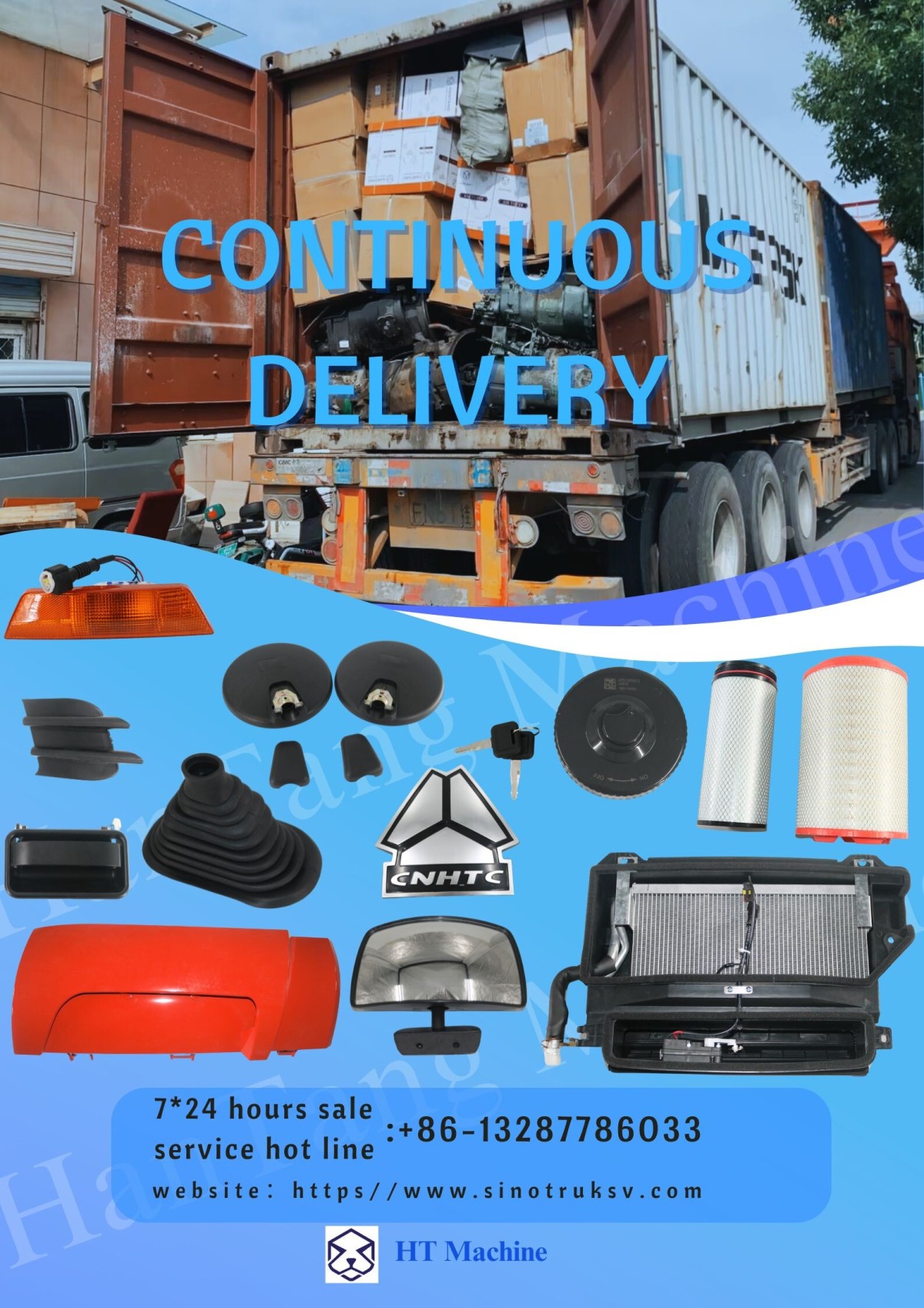 1727257261697501267275853824.jpg Peak in Foreign Trade: Continuous Packing and Delivery of Truck Parts