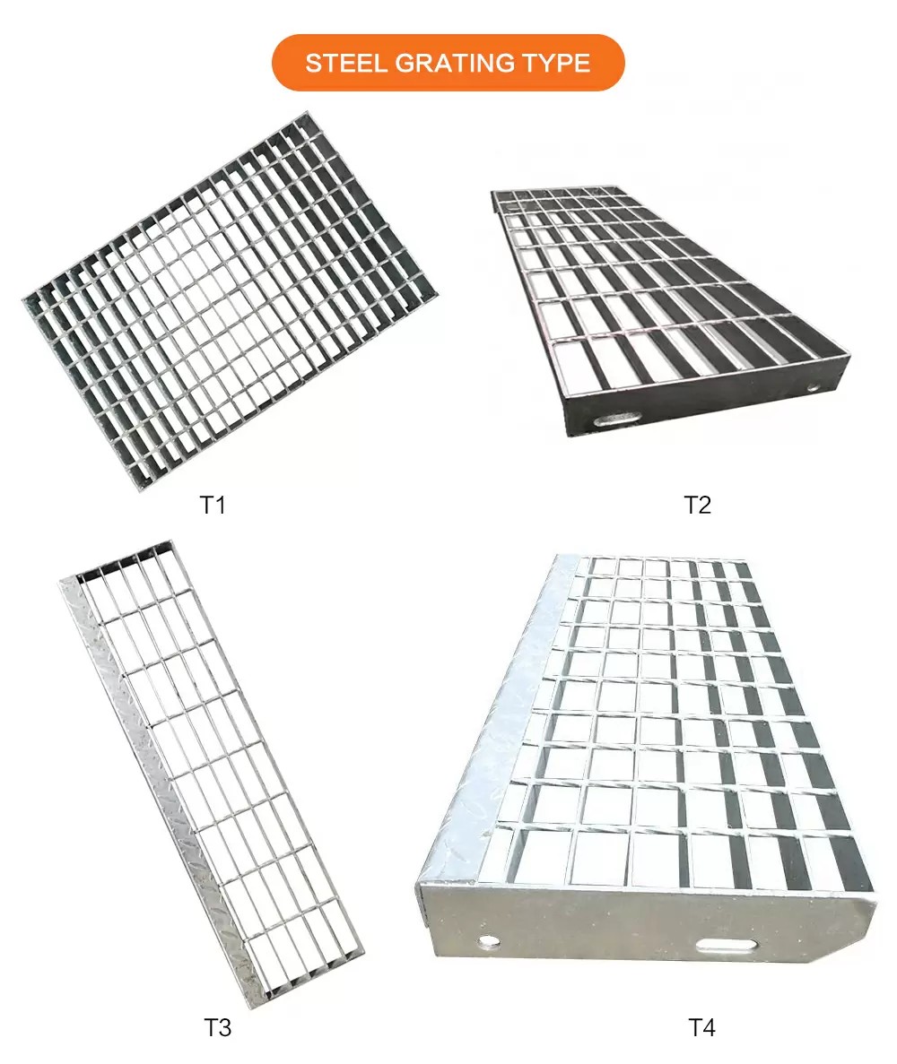 various Toothed Steel Grating