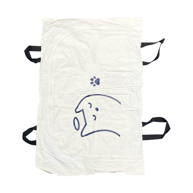 White Disposable Corpse Bag For Animal