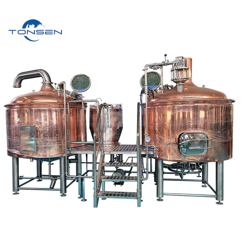 1000L Copper-Clad Two-Vessel Brewhouse