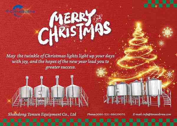 Merry Christmas | Brew your festive flavors with professional beer brewing equipment.