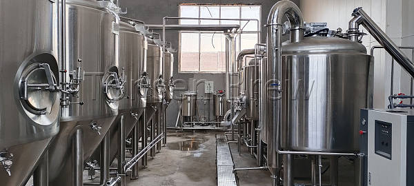 1000L brewery, they can't wait to install the equipment and brew the first batch as soon as they receive it.