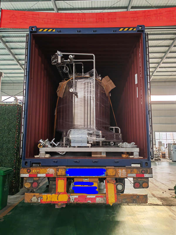 The 20HL complete set of CIP equipment has been loaded and shipped!